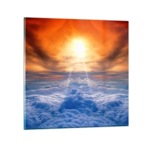 Obraz na skle - Mystická krajina - 40x40 cm