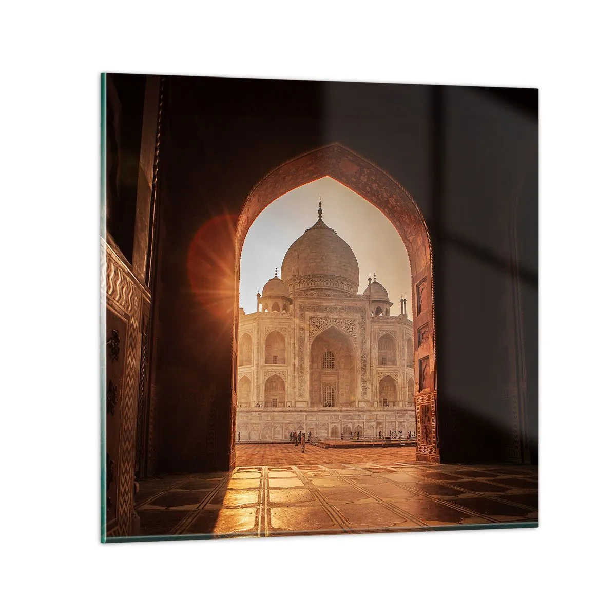 Obraz na skle - Pamätník nadpozemskej lásky - 60x60 cm