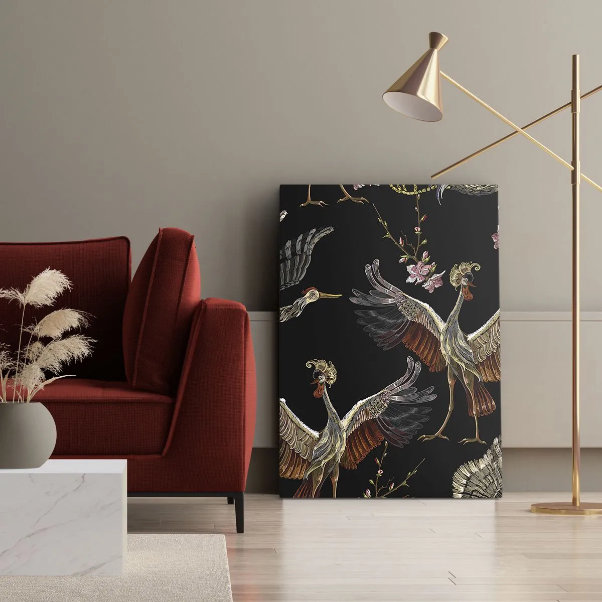 Obraz na plátne - Rozprávkový vták - 50x70 cm