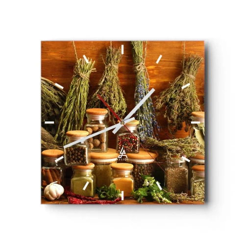 Nástenné hodiny - Kuchynské kúzla - 30x30 cm