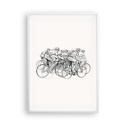 Plagát v bielom ráme - Spoločne v tíme - 70x100 cm