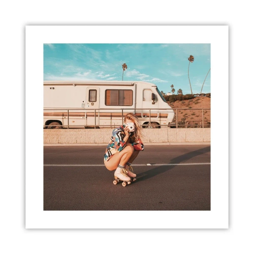 Plagát - Usmejte sa! - 40x40 cm