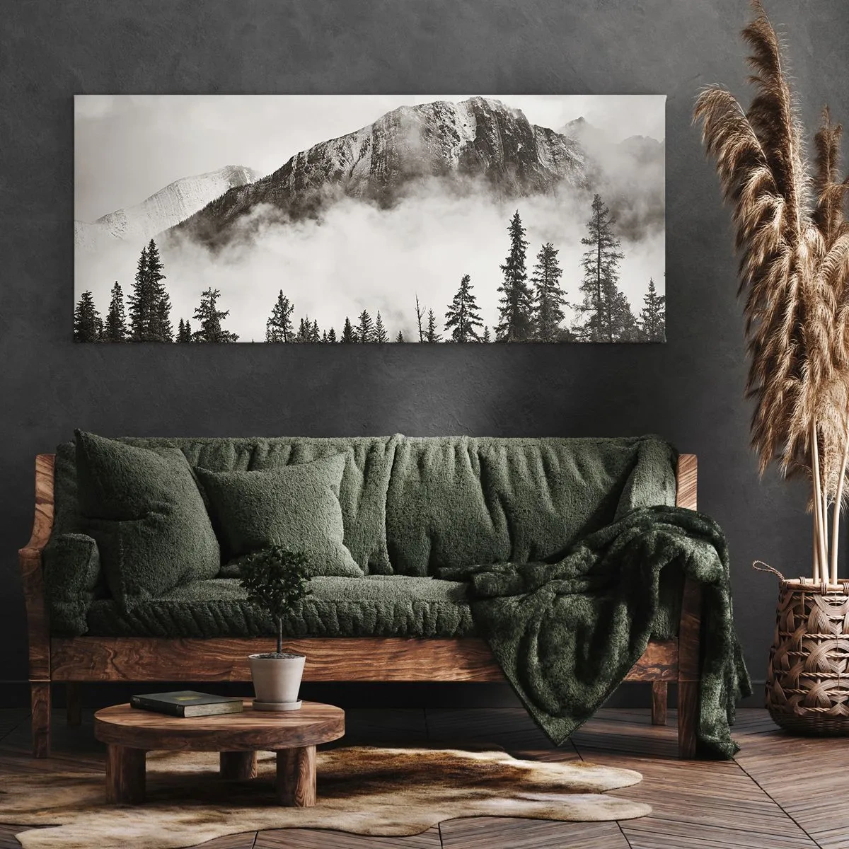 Obraz na plátne - Žulový panovník - 100x40 cm