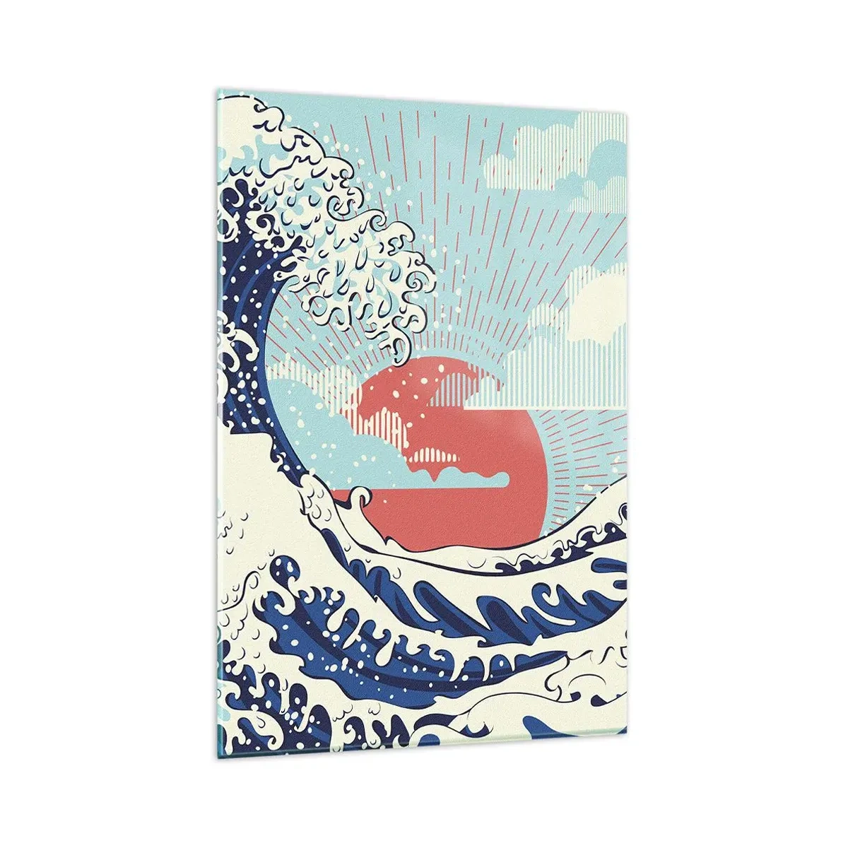 Obraz na skle - Z japonských inšpirácií - 80x120 cm