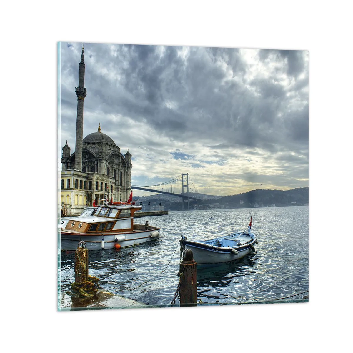 Obraz na skle - Na rozmedzí svetov - 50x50 cm