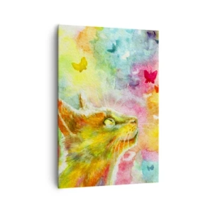 Obraz na plátne - Nezmysly v mačacom raji - 70x100 cm