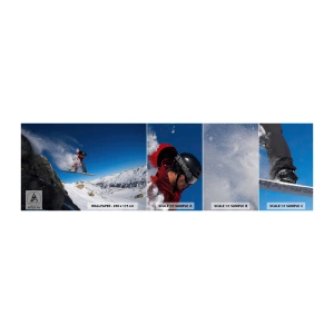 Vzorka Fototapeta Standard Eco - A stal si sa súčasťou priestoru - Krajina, Snowboarding, Šport - 100x30 cm
