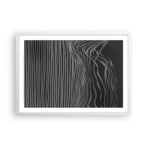 Plagát v bielom ráme - Rytmus a prízvuk - 70x50 cm