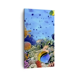 Obraz na plátne - Čo vieme o živote… - 45x80 cm