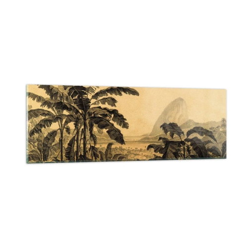 Obraz na skle - V koloniálnom štýle - 90x30 cm