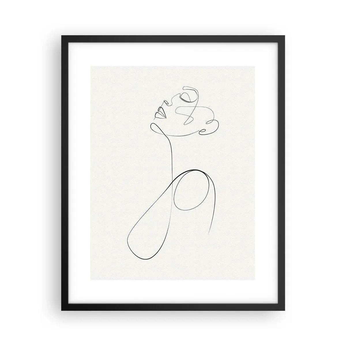 Plagát v čiernom ráme - Zamotaná v snoch - 40x50 cm