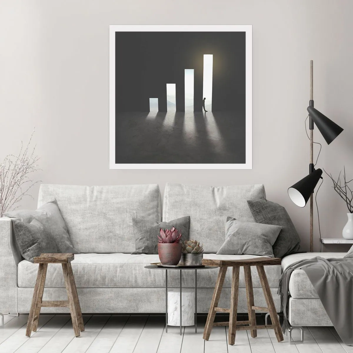 Plagát - Úspech – impresia - 50x50 cm