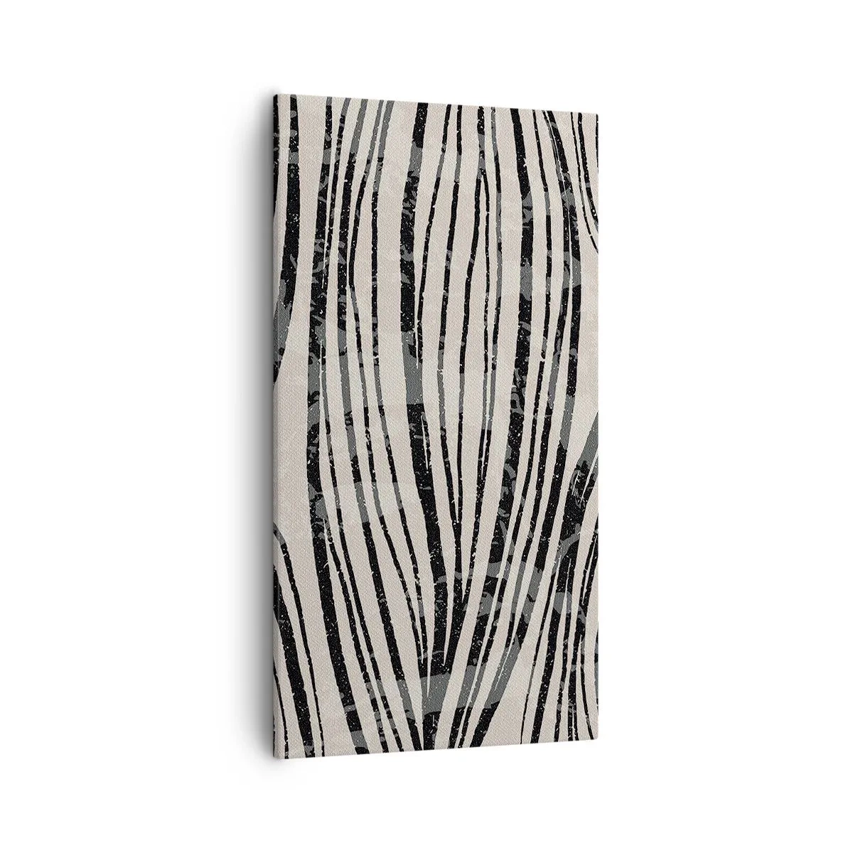 Obraz na plátne - Močiar s líniami - 55x100 cm