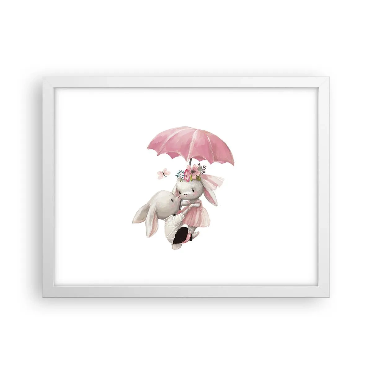 Plagát v bielom ráme - To je láska - 40x30 cm