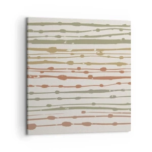 Obraz na plátne - Hudobný záznam farieb - 60x60 cm