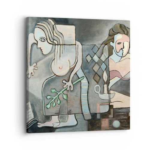 Obraz na plátne - Mozaika ducha a hmoty - 30x30 cm