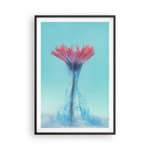 Plagát v čiernom ráme - V osviežujúcom objatí - 61x91 cm
