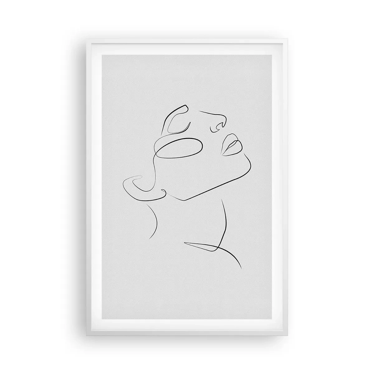 Plagát v bielom ráme - Meandre sna - 61x91 cm