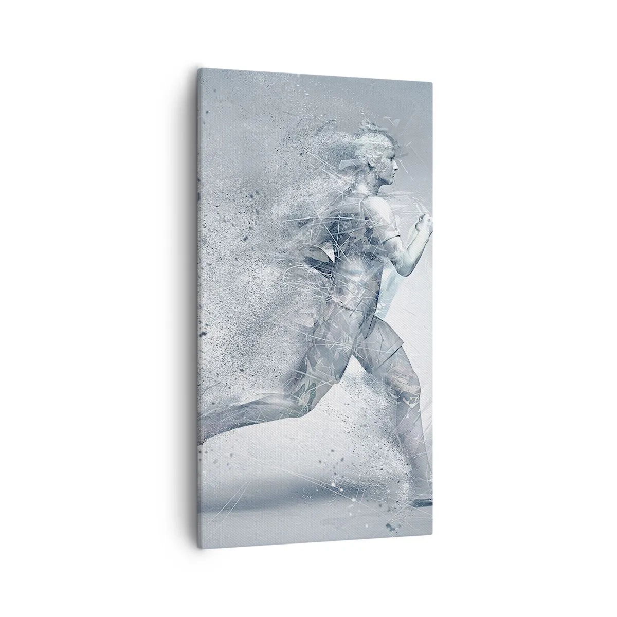 Obraz na plátne - Energia kryštalicky čistá - 55x100 cm