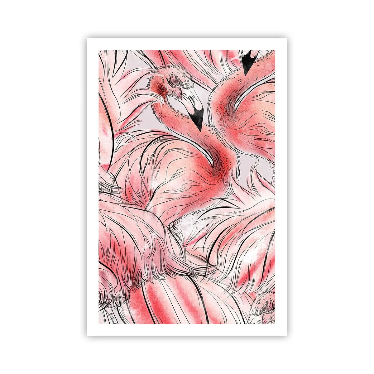 Plagát - Vtáči corps de ballet - 61x91 cm