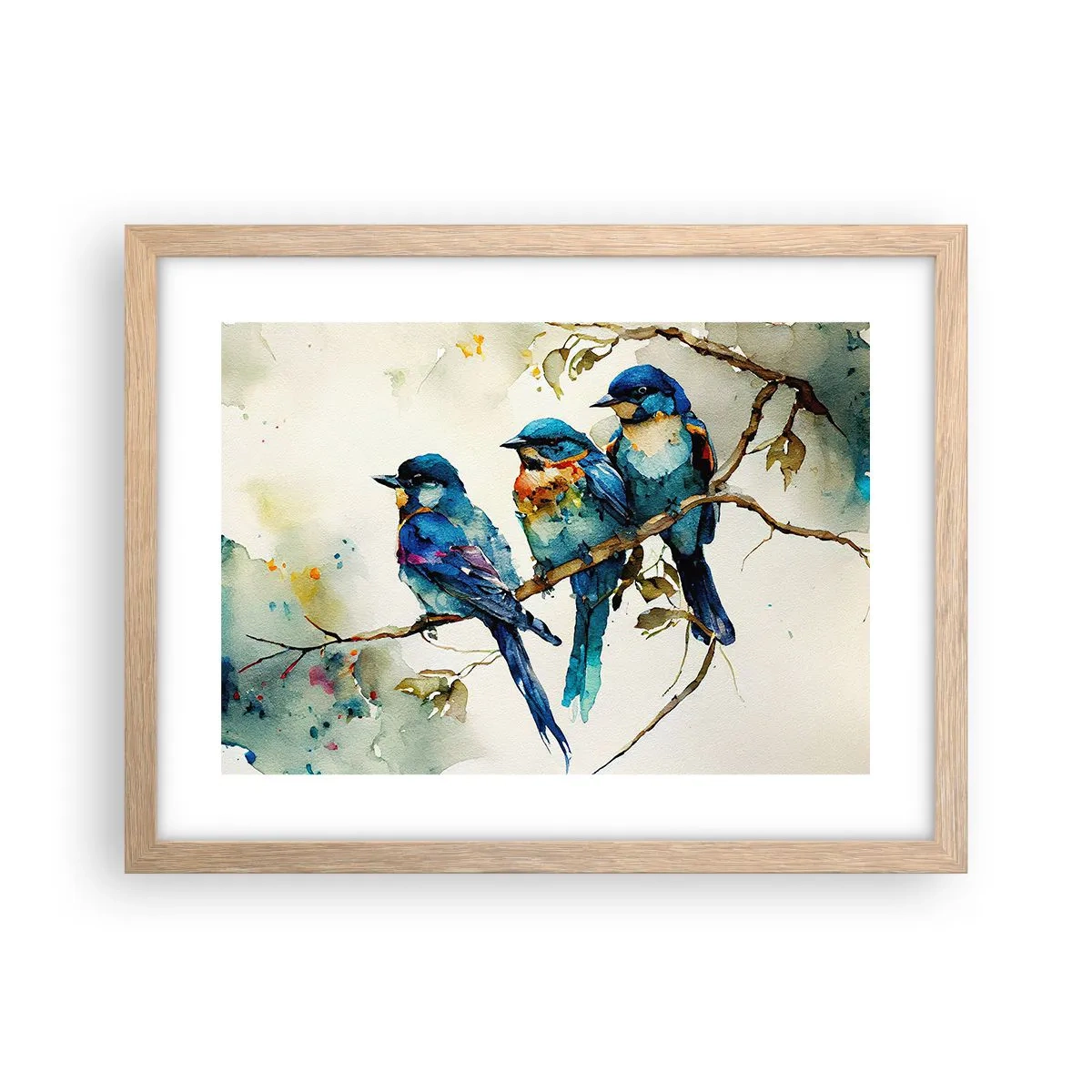 Plagát v ráme zo svetlého duba - Urazil sa? - 40x30 cm