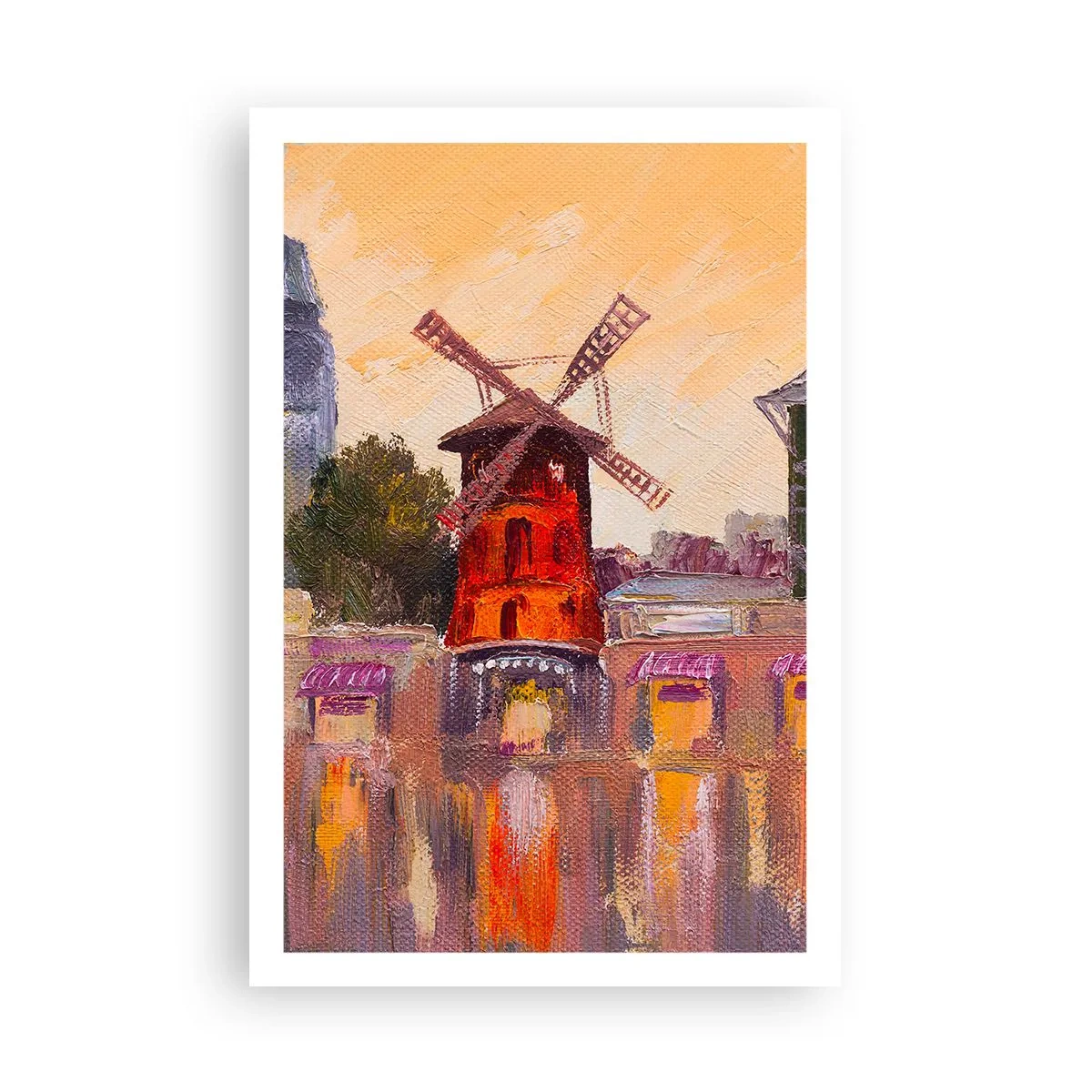 Plagát - Parížske ikony – Moulin Rouge - 61x91 cm