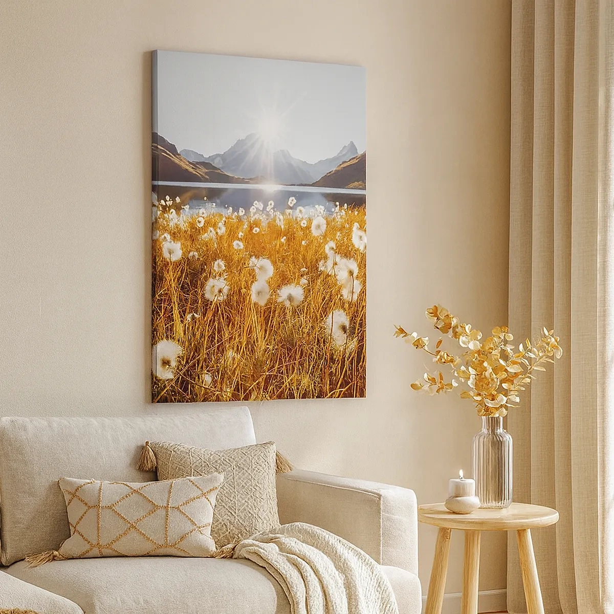 Obraz na plátne - Tvrdosť skál, mäkkosť tráv - 50x70 cm