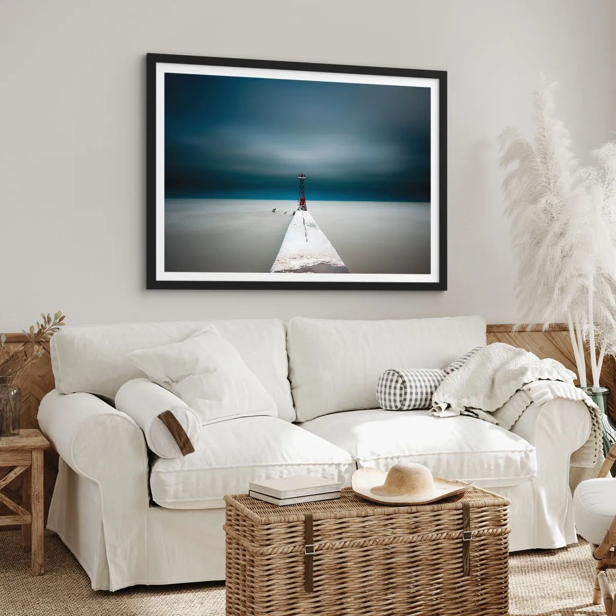 Plagát v čiernom ráme - Stretnúť sa s nekonečnom - 70x50 cm