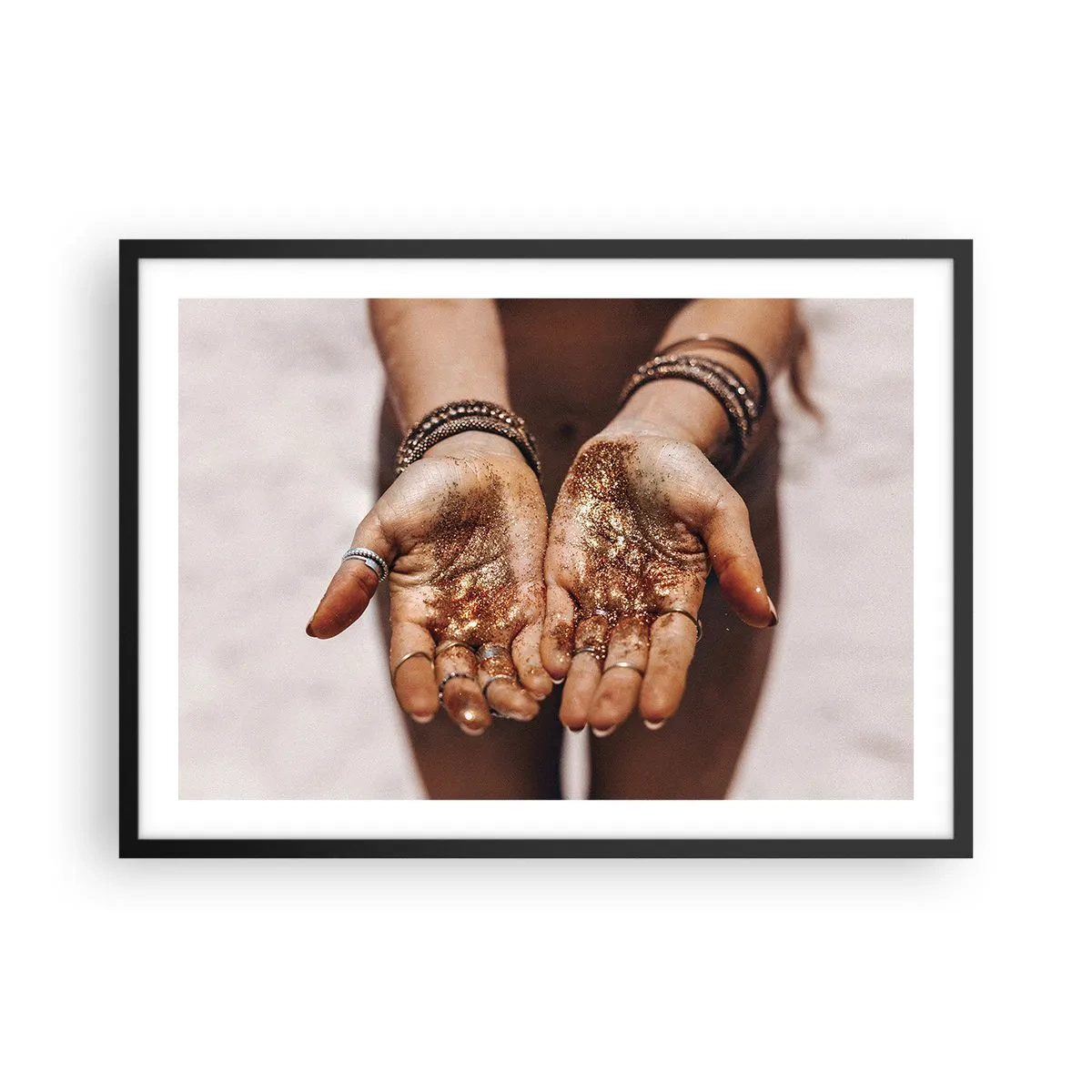 Plagát v čiernom ráme - Darček pre teba - 70x50 cm