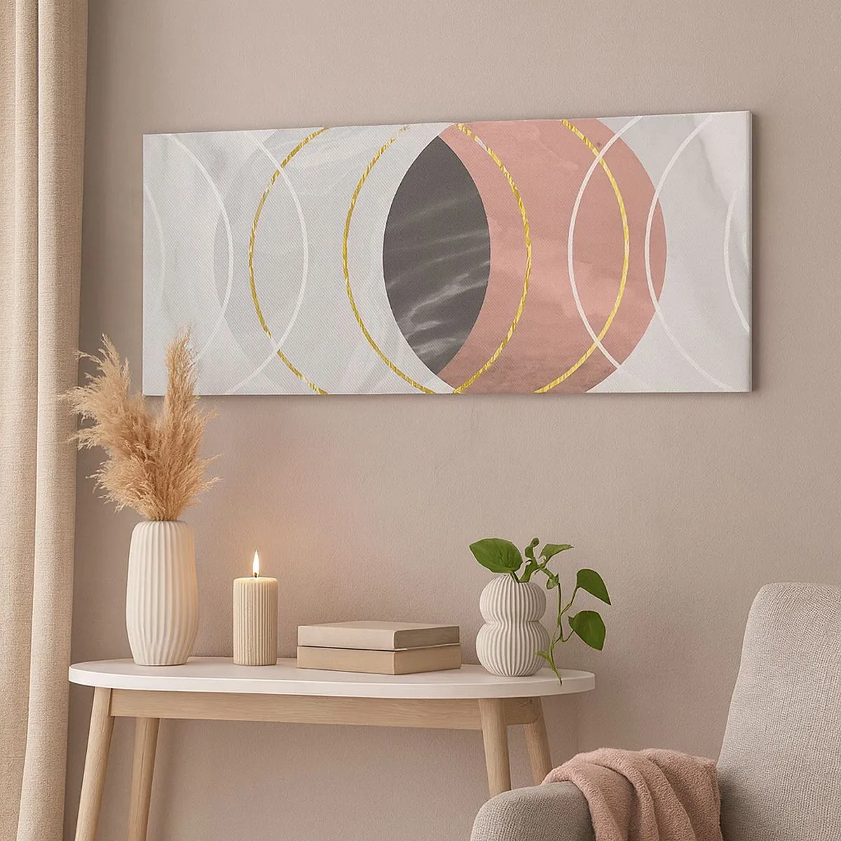 Obraz na plátne - Hudba sfér - 100x40 cm