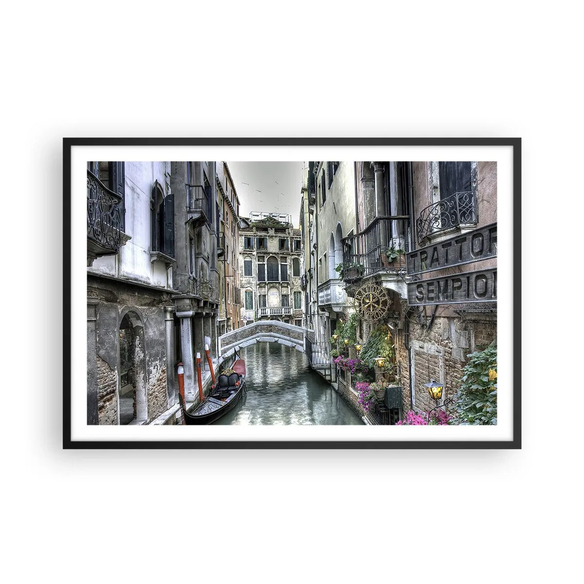 Plagát v čiernom ráme - Od storočí v tichom zamyslení - 91x61 cm