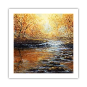 Plagát - Zlatý potok - 50x50 cm