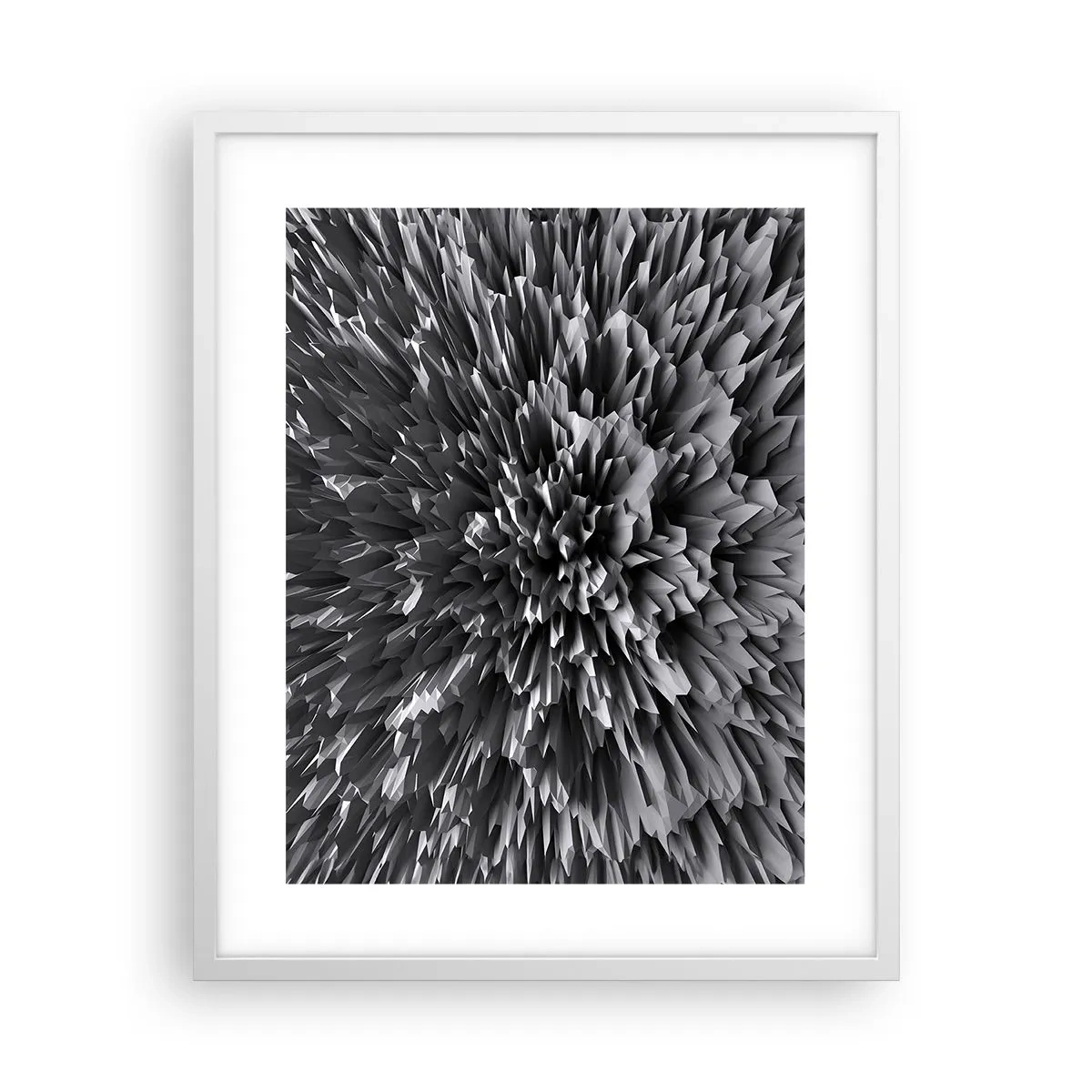 Plagát v bielom ráme - Ostrejšie to už nebude - 40x50 cm