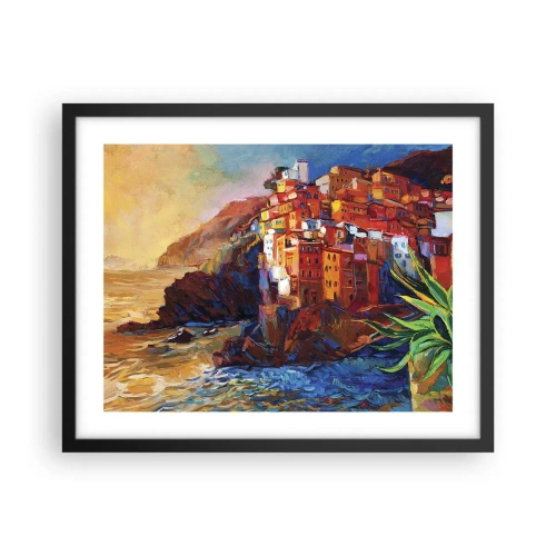 Plagát v čiernom ráme - Taliansky nádych - 50x40 cm