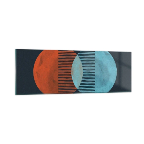 Obraz na skle - Astronomická fantázia - 90x30 cm