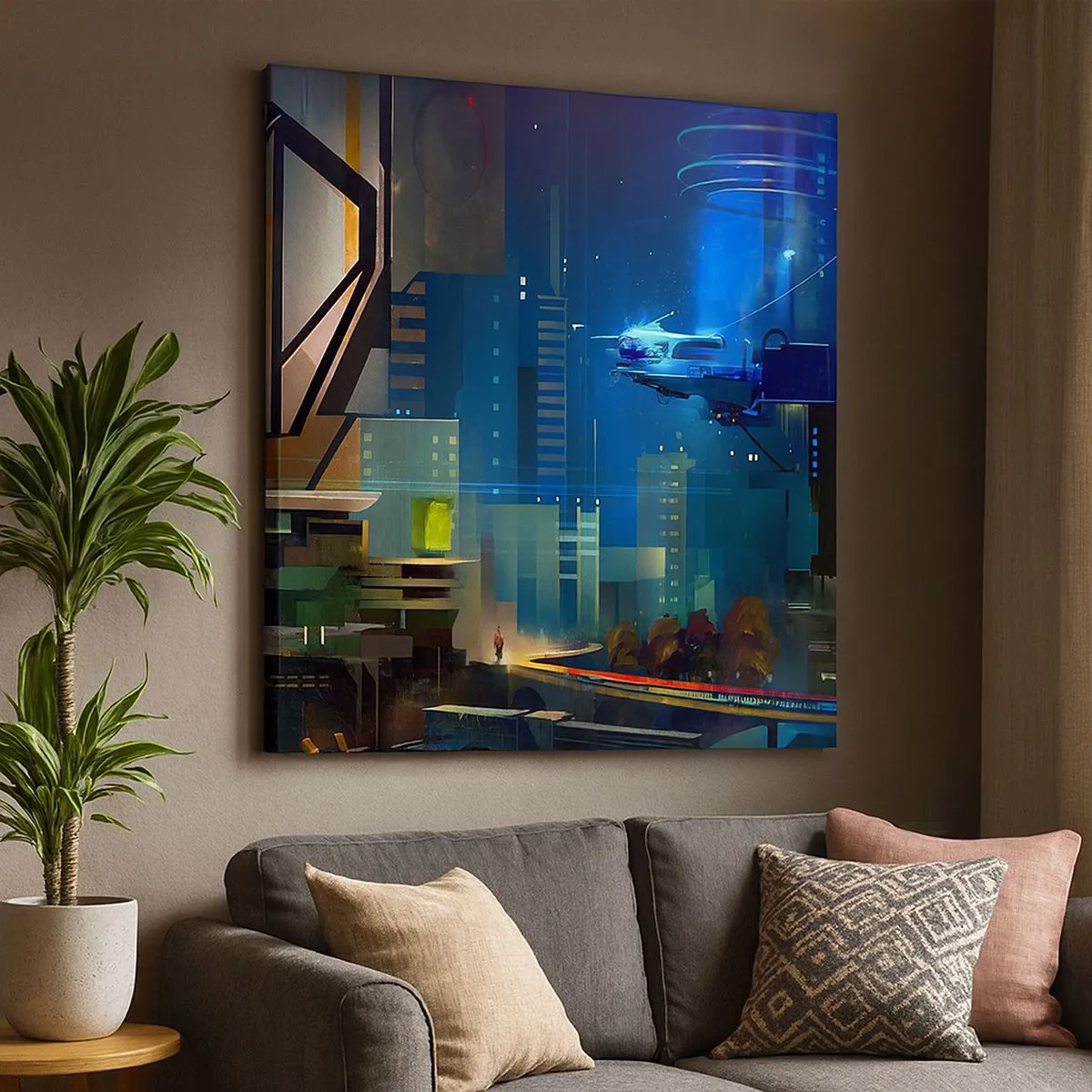 Obraz na plátne - V blízkej budúcnosti - 30x30 cm