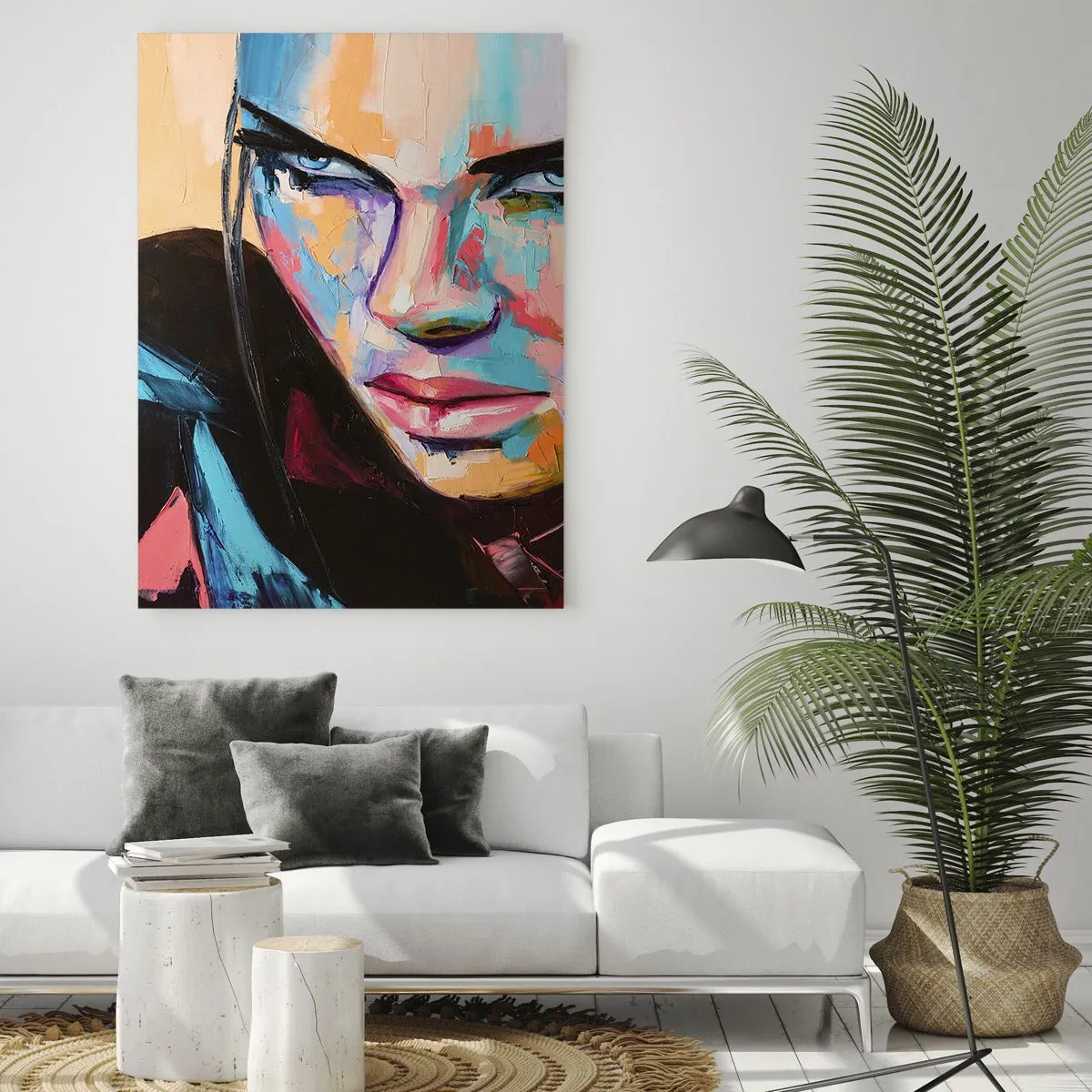 Obraz na skle - Divokosť v srdci - 50x70 cm