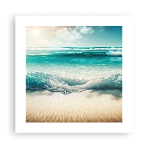 Plagát - Kľud oceánu - 40x40 cm