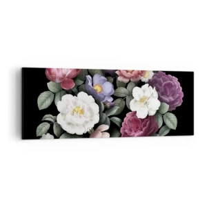 Obraz na plátne - Z anglickej záhrady - 140x50 cm