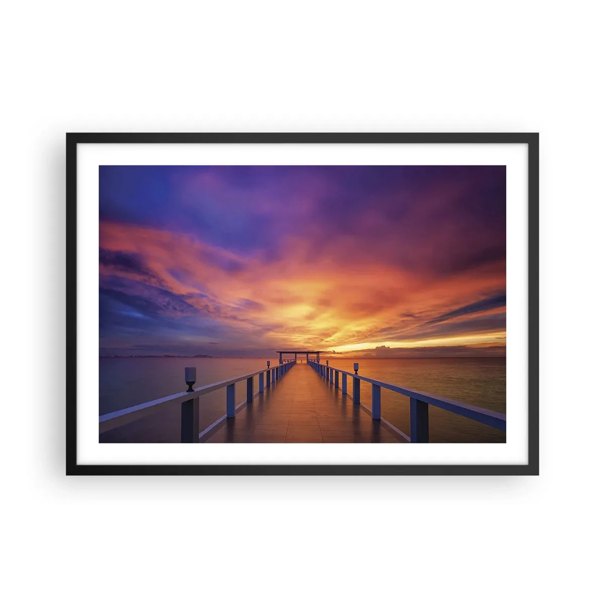 Plagát v čiernom ráme - Bez konca - 70x50 cm