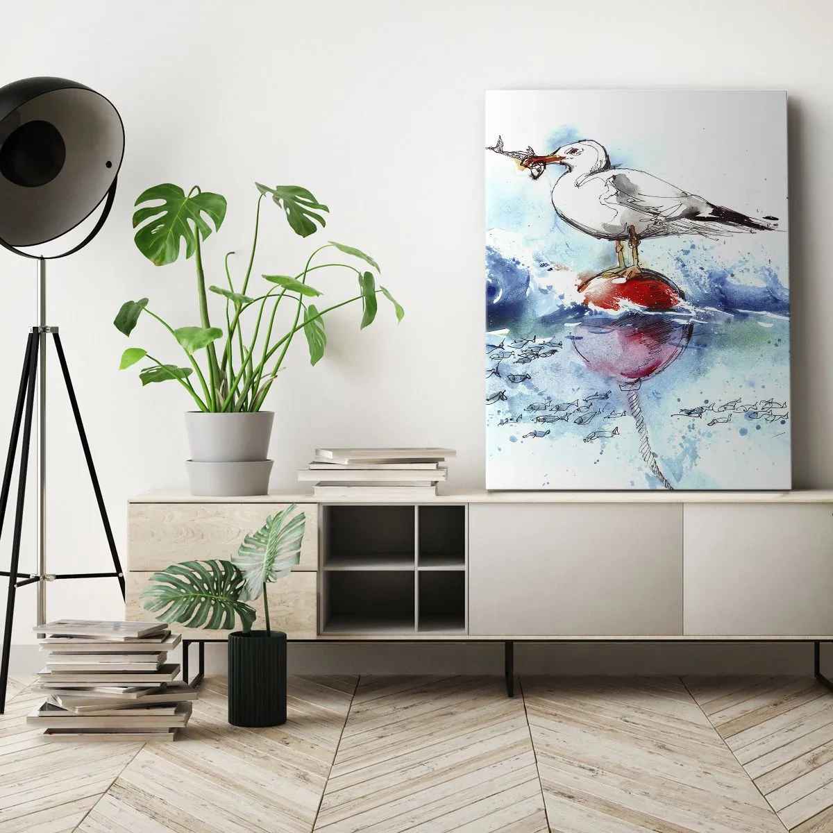 Obraz na plátne - Vydarený rybolov - 70x100 cm