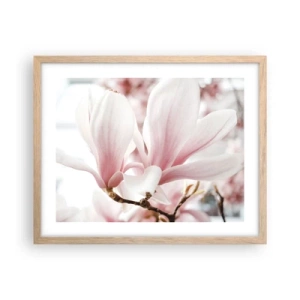 Plagát v ráme zo svetlého duba - Nesmiernosť nežnosti - 50x40 cm