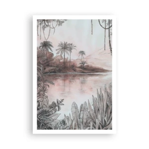 Plagát - Denník cestovateľa z 19. storočia - 70x100 cm