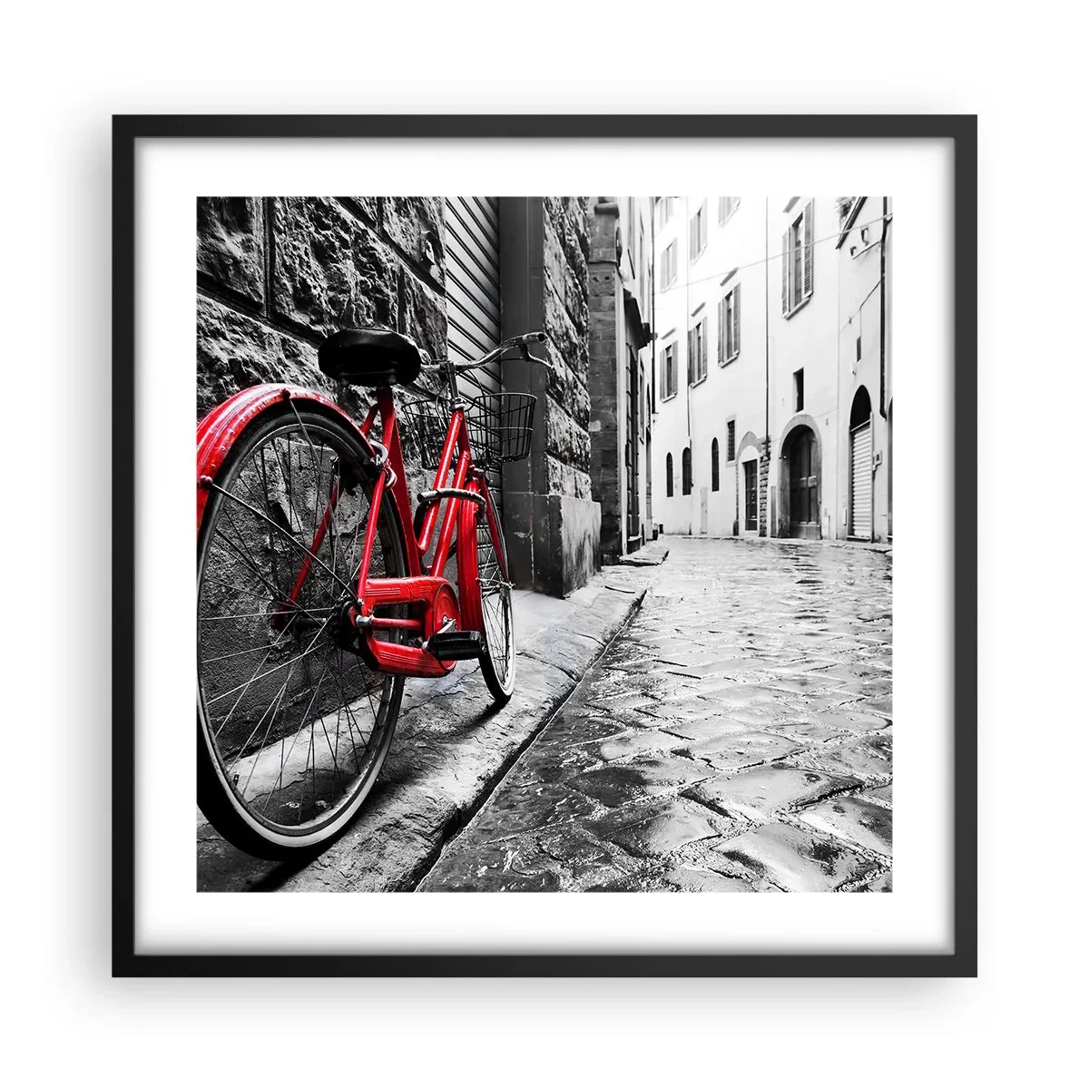 Plagát v čiernom ráme - Skutočná krása nestarne - 50x50 cm