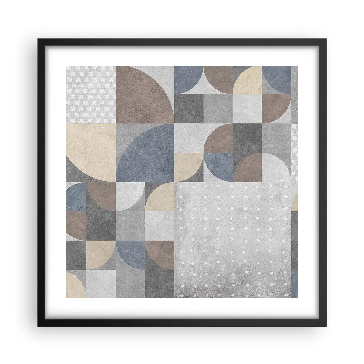 Plagát v čiernom ráme - Keramická fantázia - 50x50 cm