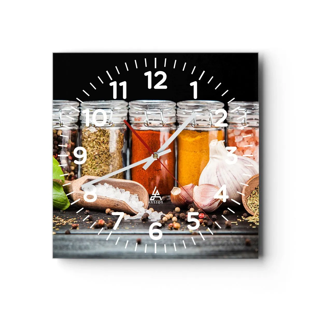 Nástenné hodiny - Aby mal život chuť - 30x30 cm