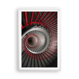 Plagát v bielom ráme - Architektonické hry - 61x91 cm