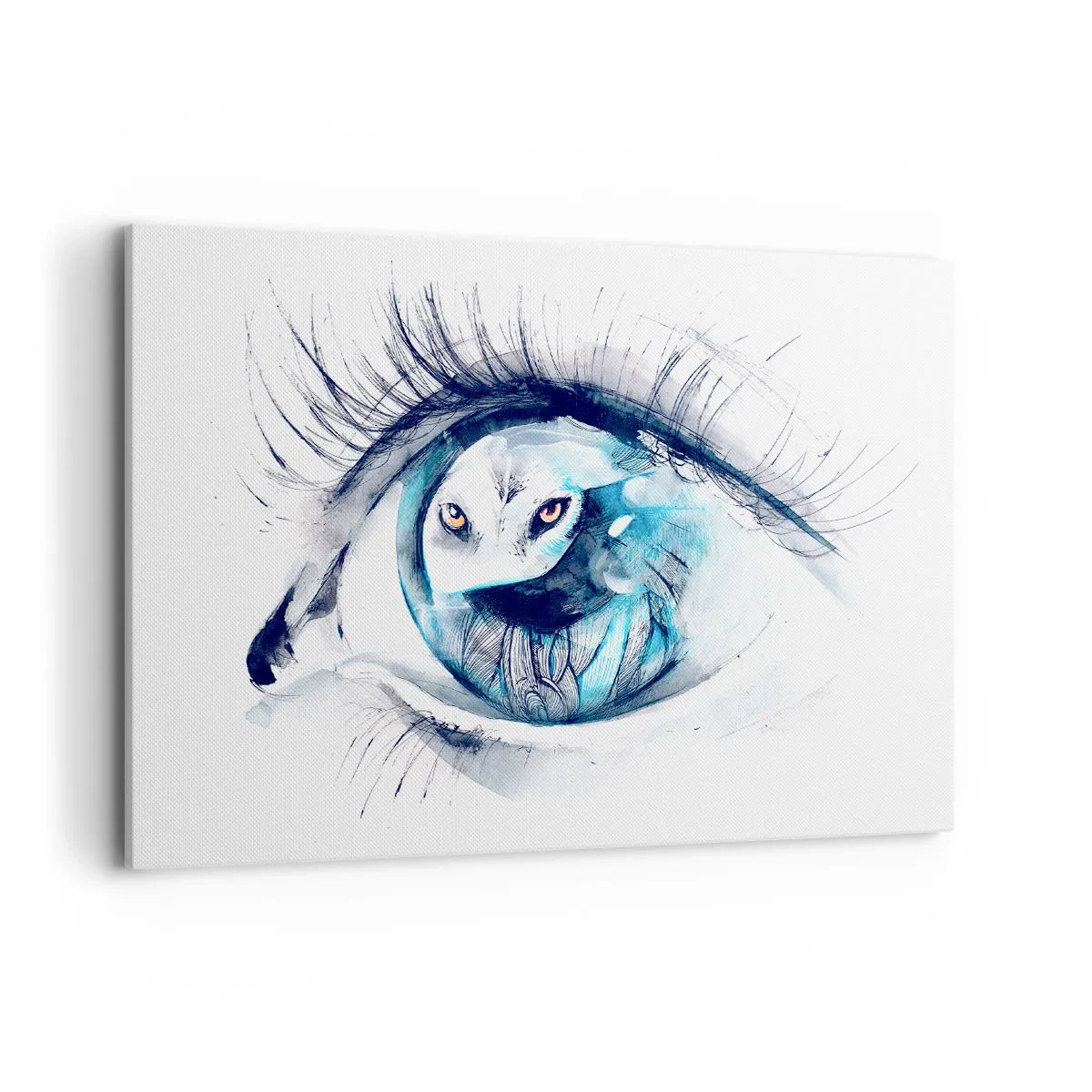Obraz na plátne - Z očí do očí s divočinou - 100x70 cm