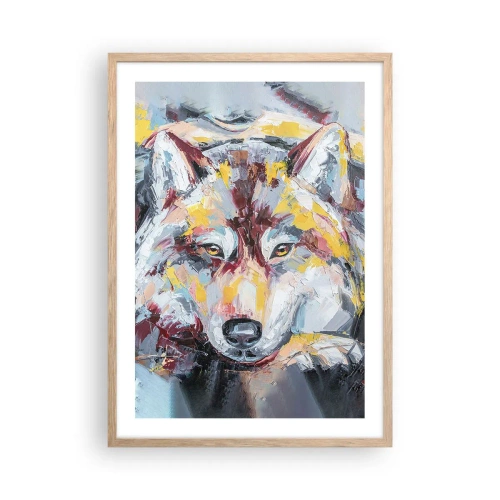 Plagát v ráme zo svetlého duba - Pokoj medzi blízkymi - 50x70 cm