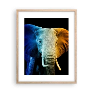 Plagát v ráme zo svetlého duba - Excentrický muž, avšak nie podivín - 40x50 cm